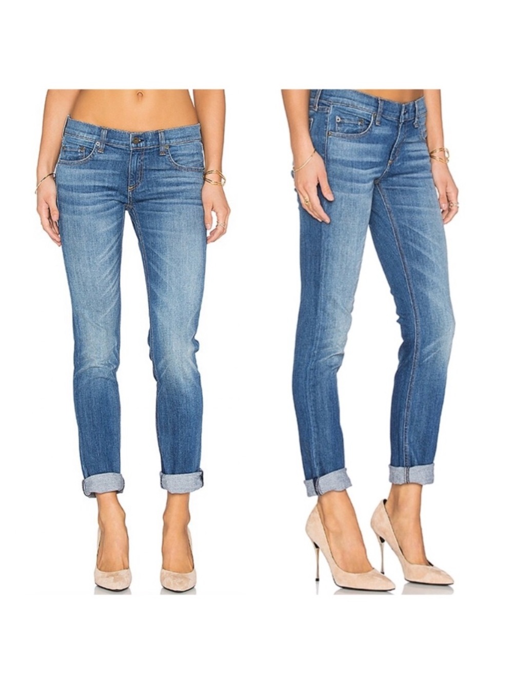 Rag & Bone The Dre Stoke Wash Straight Leg Jeans